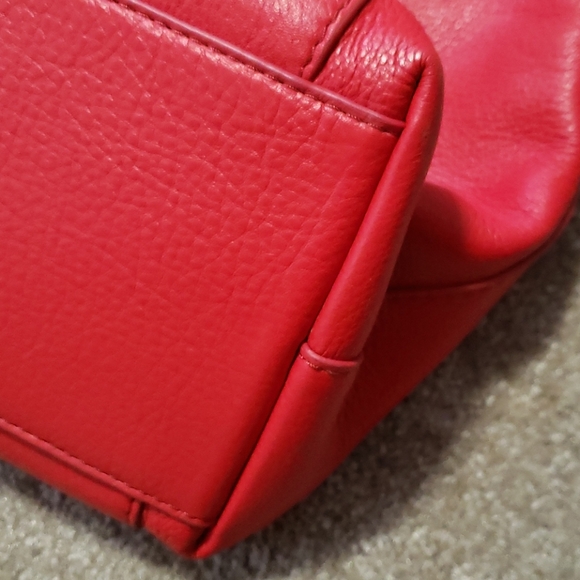 Fossil Leather Tote Purse - Picture 6 of 7